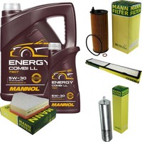 Inspektionspaket 6L Mannol Energy 5W-30 FüR BMW E81 118D 116D 120D E87 123D E88