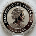 2022 Australia Silver Swan 1 oz $1 .9999 Fine Silver BU Coin. Only 25,000 minted — photo 6