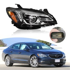 For 2017 2018 2019 Buick LaCrosse HID Headlight W/O AFS Passenger Right Side RH