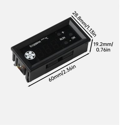 DC12V für PWM Lüftersteuerung mit Temperaturfühler für verschiedene Szenarie