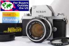   Exc 5 Nikon F Photomic FTN Finder Silver Nikkor-s Auto 50mm f/1.4 From JAPAN