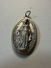 Italy Oval Virgin Mary Miraculous Medal Pendant Charm - Christianity — photo 1