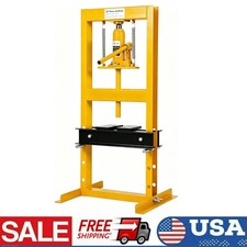 6 Ton Hydraulic Press Benchtop Shop Press H-frame Garage Floor Press Yellow Us 6 Ton Hydraulic Press Benchtop Shop Press H-frame Garage Floor Press Yellow Us