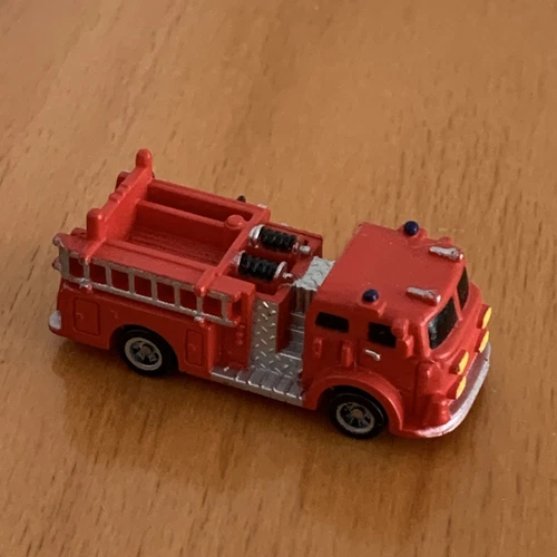 Vintage 1997 Mattel Inc Planet Micro Micro Machines Fire Truck Fire Engine Red