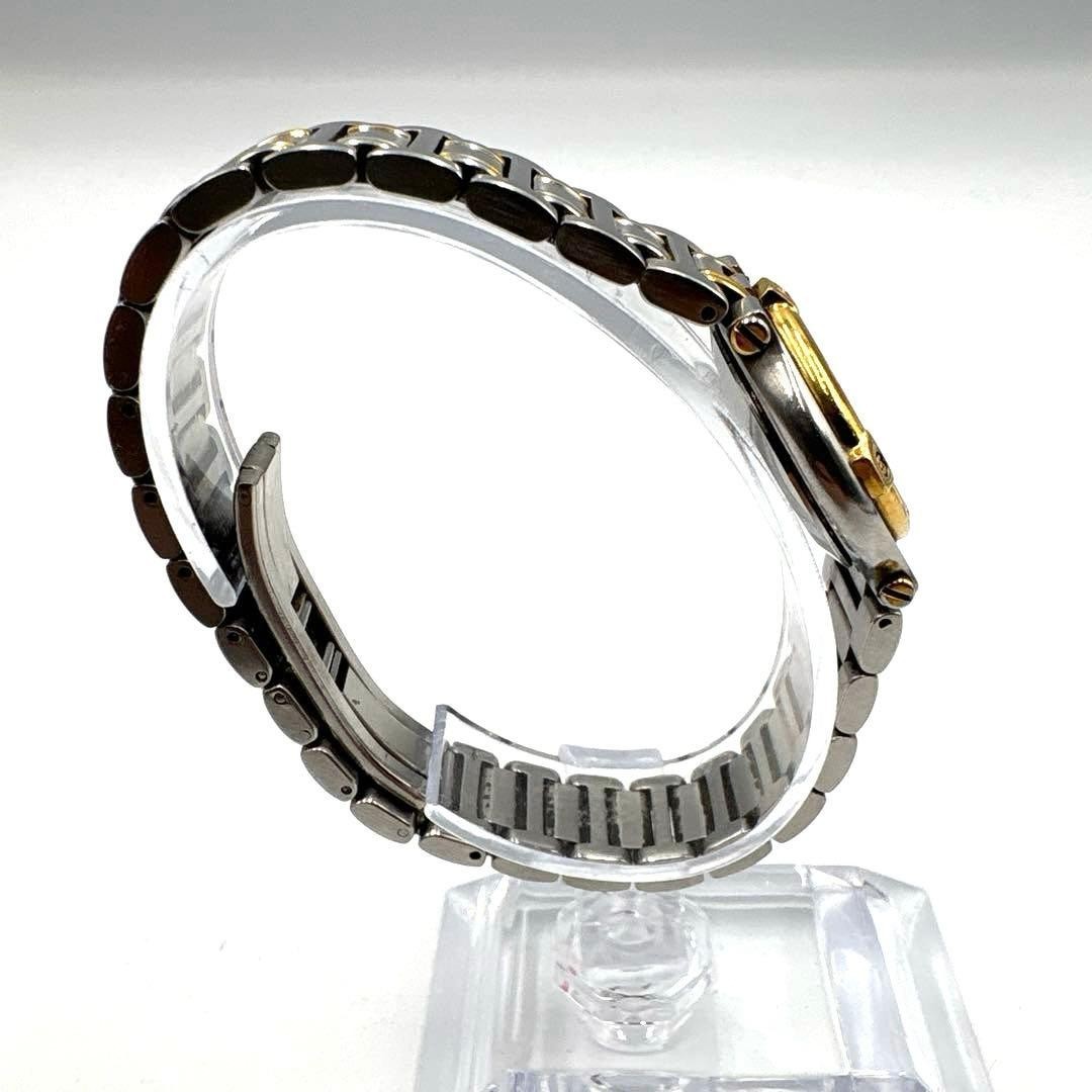 GUCCI 9000L Ladies Quartz Watch Black Dial 12 Diamond Date Silver Bracelet thumbnail 3