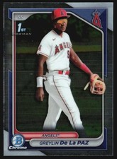 2024 Bowman Chrome Prospects Greylin De La Paz #BCP-181 GS1-15