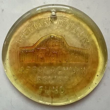 Blenko Glass Suncatcher Light Tangerine Hickman Holler Appalachian Relief