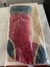 House Of Lloyd Christmas Around The World Velvet Christmas Stocking - READ BELOW