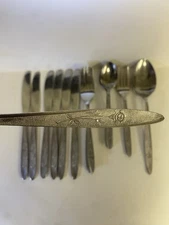 Stanley Roberts RogersStainless Flatware FLORENTINE ROSE 19pc Silverware Set