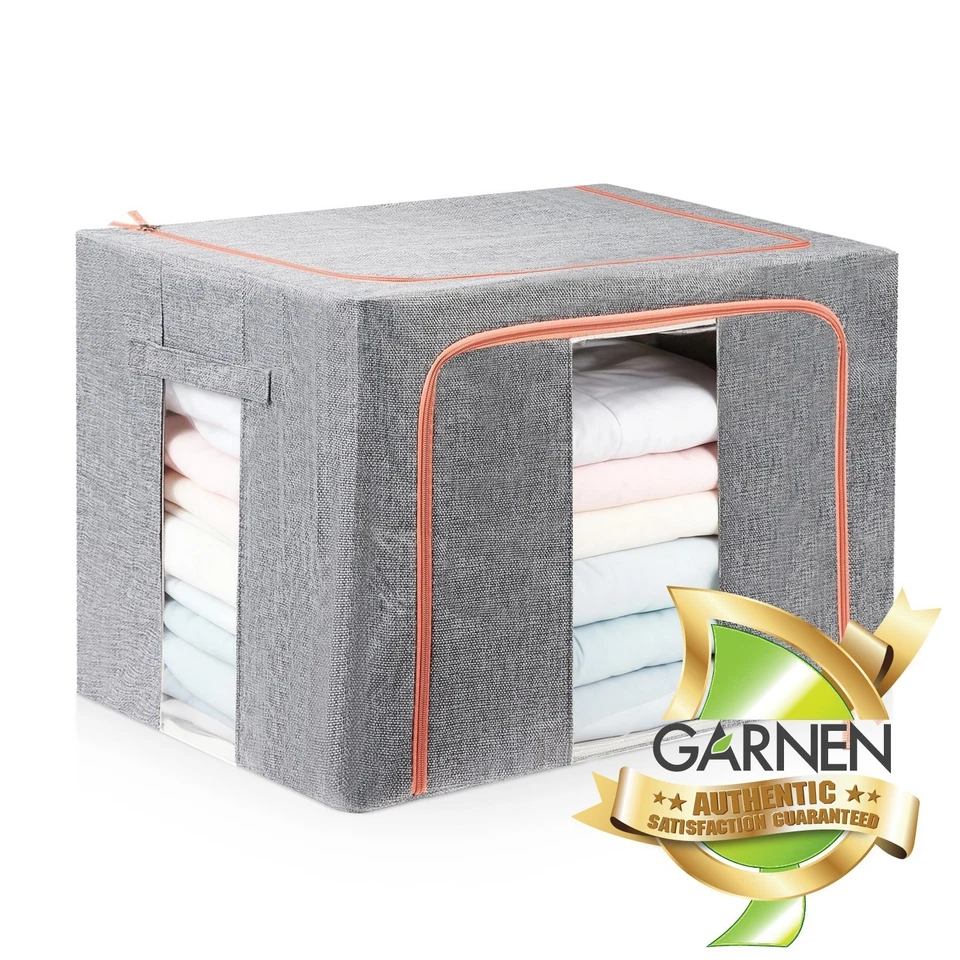 Organizadores de armario y contenedores de almacenamiento Garnen con tapas contenedores de almacenamiento debajo de la cama