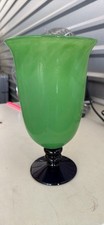 Murano Cenedese Vetri Celadon Art Glass Pedes...
