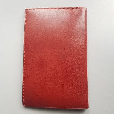 Herren Leder Geld Geldbörse Reise Klapp Etui hellbraun England Vintage 70er