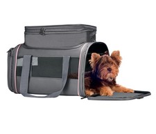 Airline Approved Pet Carrier - Soft-Sided Dog Cat Travel Bag with Expandabl...
