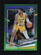 2023-24 Panini Donruss Optic Lime Green Prizm 28/149 Christian Wood #66 9su