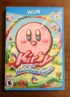 Kirby and the Rainbow Curse (Nintendo Wii U, 2015) *Case/Game* Tested/Working