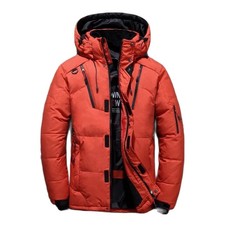 Feather Down Fko2w -20 Degrees Women’s/men’s Winter Hooded Jacket Coat Free Ship