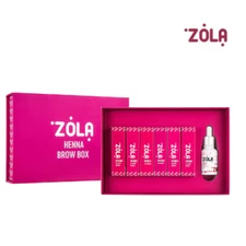 ZOLA Eyebrow Henna Set Of 6x10g + Eyebrow Oil 15ml Henna Brow Box