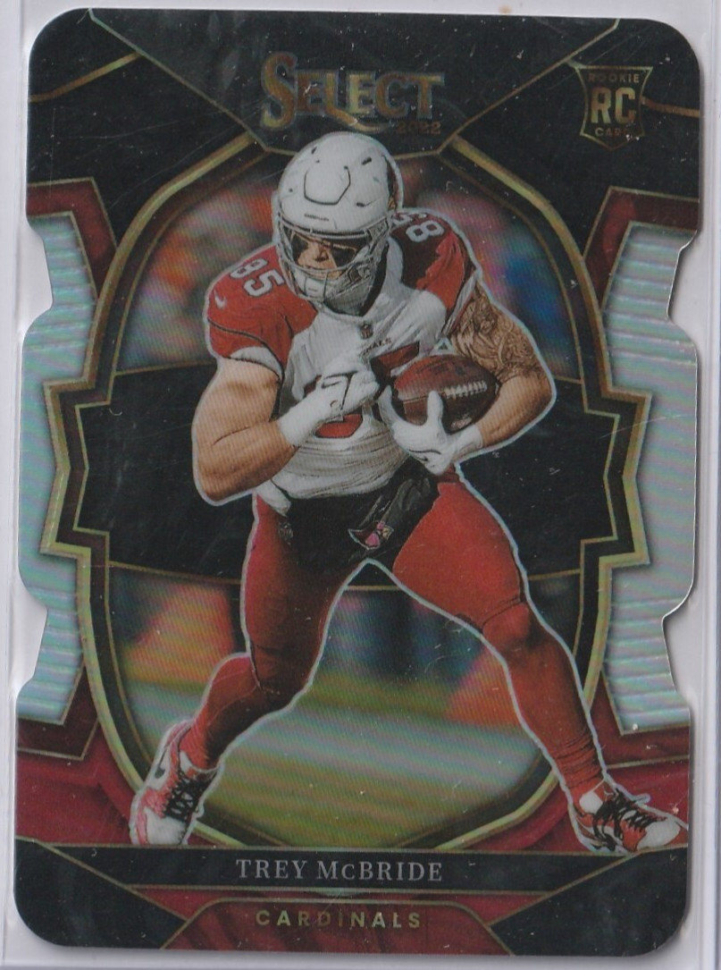 2022 Panini Select Concourse Black & Red Die Cut RC Prizm Trey McBride # 11