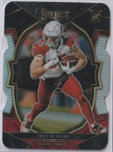 2022 Panini Select Concourse Black & Red Die Cut RC Prizm Trey McBride # 11