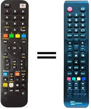 Telecomando gia' programmato per TV TELESYSTEM SMART SMART-50-SOUND-4K