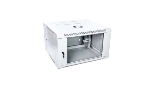 Wall-mounted, divided cabinet 19 inches 6U 600x368x550 gray DN-WD19 06U/5 /T2UK