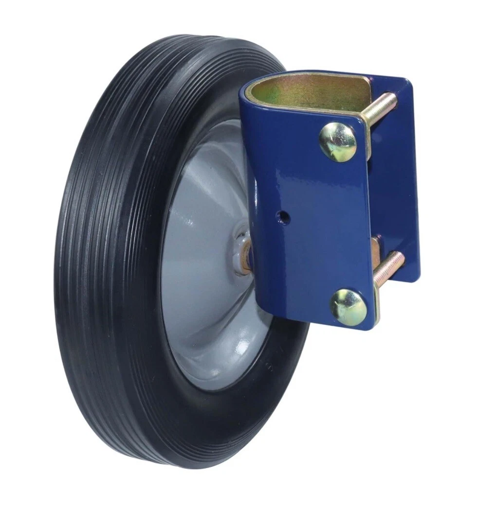 Gate Wheel for Round Tube Gates 1-5/8" to 2" Diameter Blue