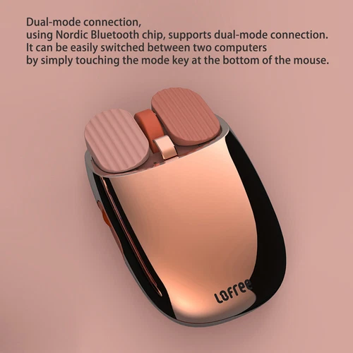 Mouse MAUS LOFREE Wireless 2.4G/Bluetooth Doppia Modalità Connessione EP115 - Foto 3 di 13