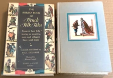 VG 1956 HC DJ First Edition French Folk Tales Paul Delarue Warren Chappell