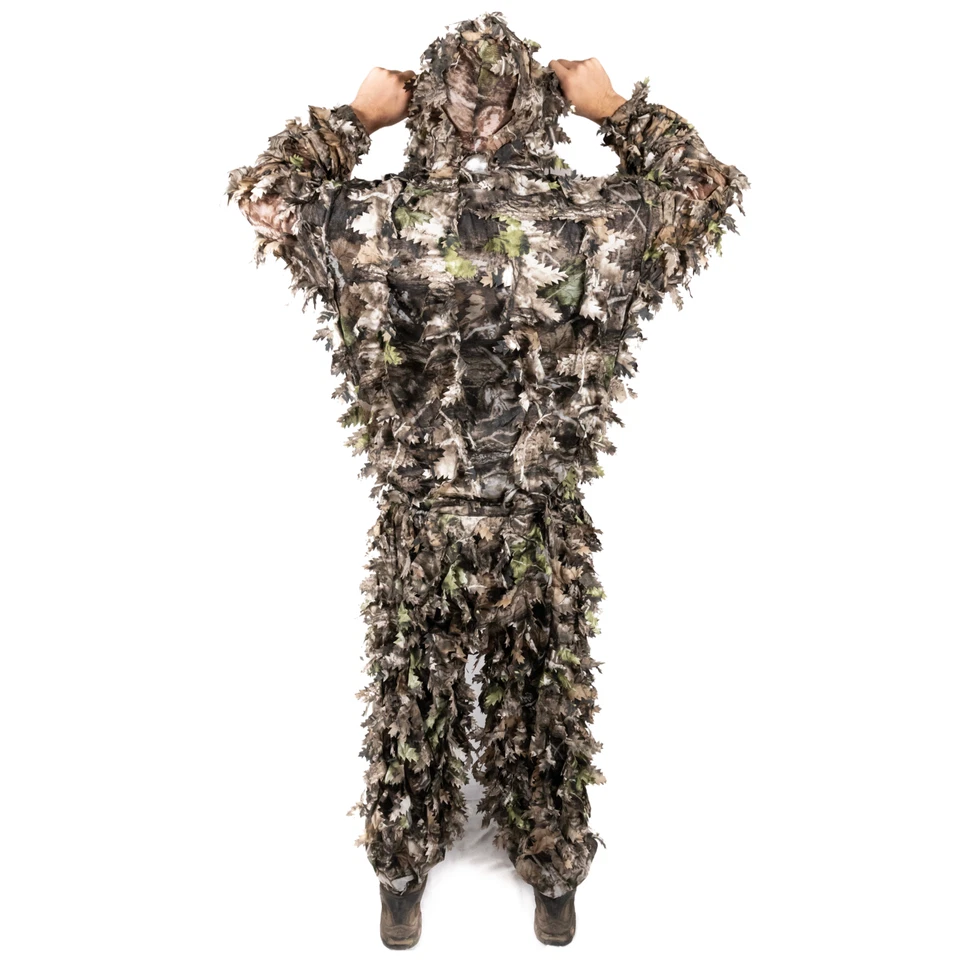 Arcturus 3D Leaf Ghillie Suit (Dark Woodland) - Hunting Jacket & Pants Set - Image 2 of 4