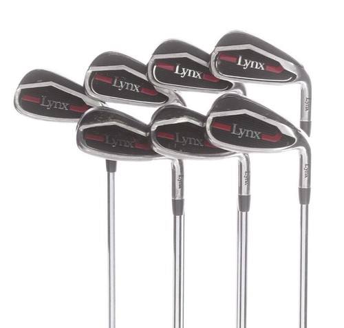 Lynx Predator Red 5-SW Iron Set Steel Virage V-Tech Regular Shaft Right ...