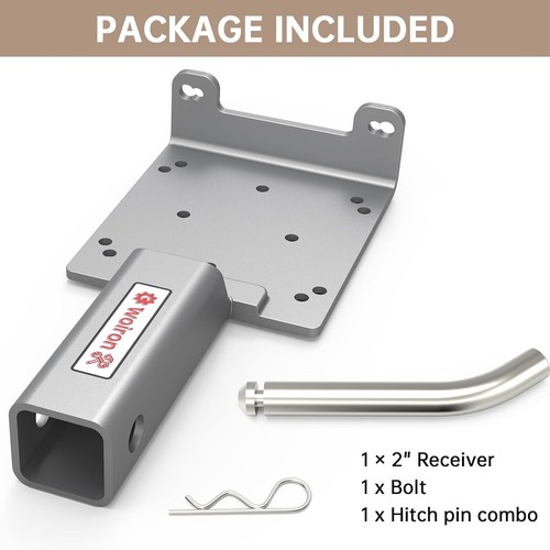 Universal 2" Receiver Trailer Hitch Winch Mount Plate ,Winch Mounting Bracket,Wi - Picture 4 of 7