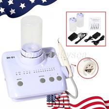 Dental Ultrasonic Scaler Unit + 2*Bottles + 5*Tips fit DTE SATELEC
