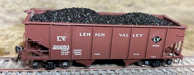 Realistic Coal Loads for Rapido GLa 2-Bay Hopper NEW