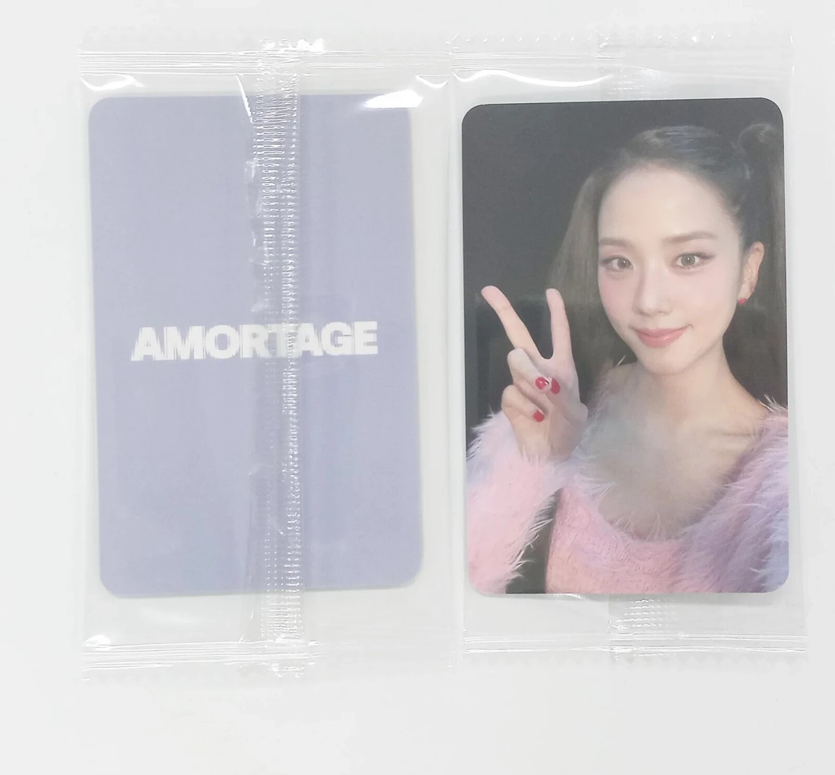 JISOO AMORTAGE POB PRE-ORDER PHOTOCARD ALBUM OFFICIAL BLACKPINK