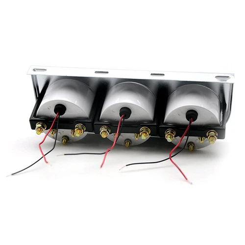 Universal 2"52mm Chrome Oil Pressure Water Temp Volt Meter Triple Gauge Set 3in1 - Bild 4 von 13
