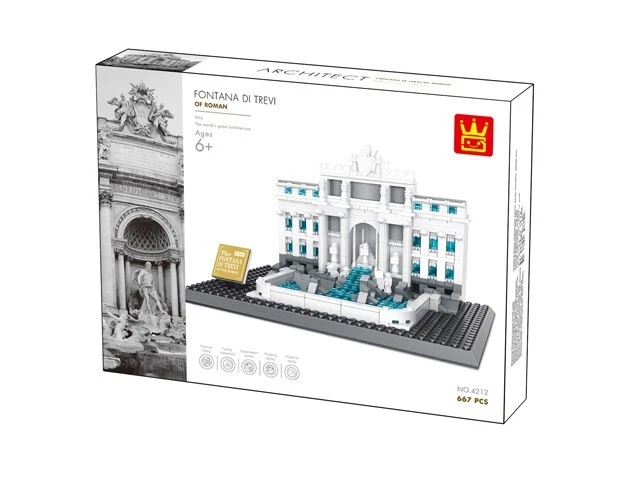 Wange 4212 Trevi Fountain-Rome,Italy, Baustein Set