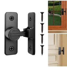 Gate Latch Barn Door Lock Assembly Fitting Heavy Duty Replacement Sliding Tool