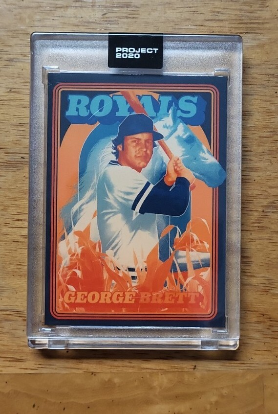 Topps PROJECT 2020 Card #175 George Brett by Matt Taylor