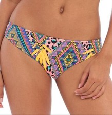 Freya Cala Fiesta Bikini Brief Size XL 16 18 Pink Mid Rise Classic Bottom 200970