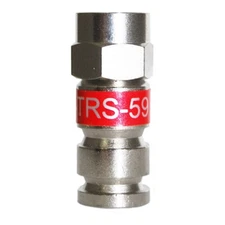 Channel Master PCT TRS59 RG59 50 Pack Compression Connector Universal Quad Dish