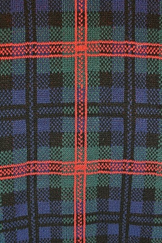 Crystal-Kobe Red, Green, Blue Black Tartan Plaid VTG Sweater, Cardigan - Size LG - Picture 8 of 10