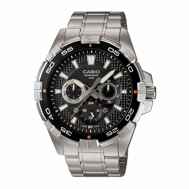 edifice casio water resist 100m