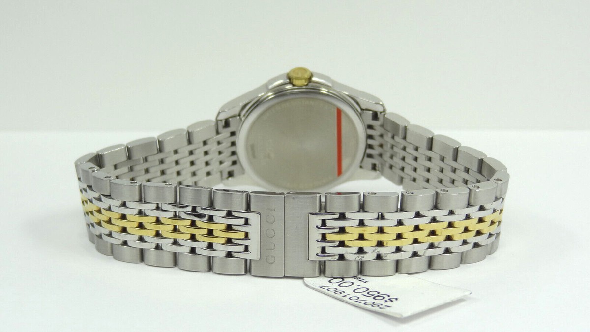 GUCCI 126.5 G-Timeless Date Ladies Quartz Wristwatch 27mm Case