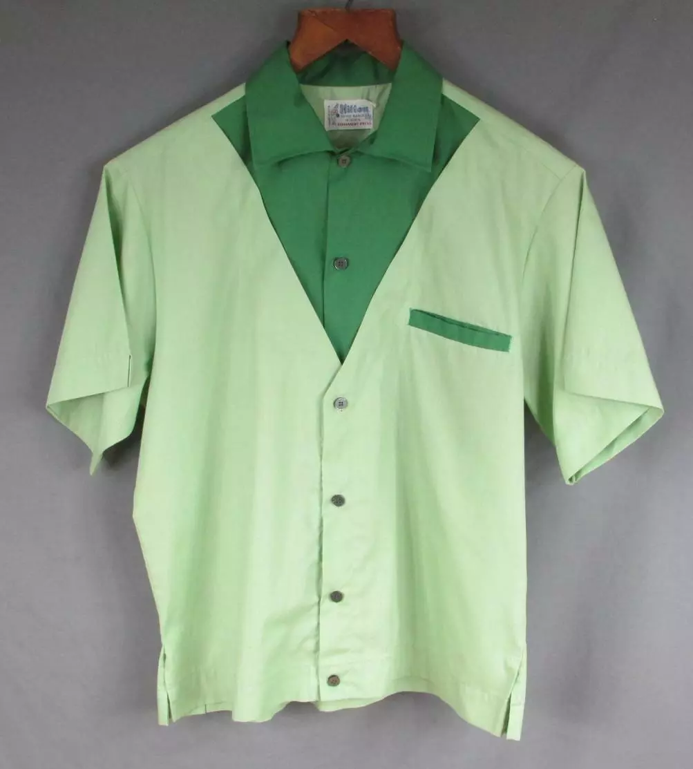Green hotsell bowling shirt