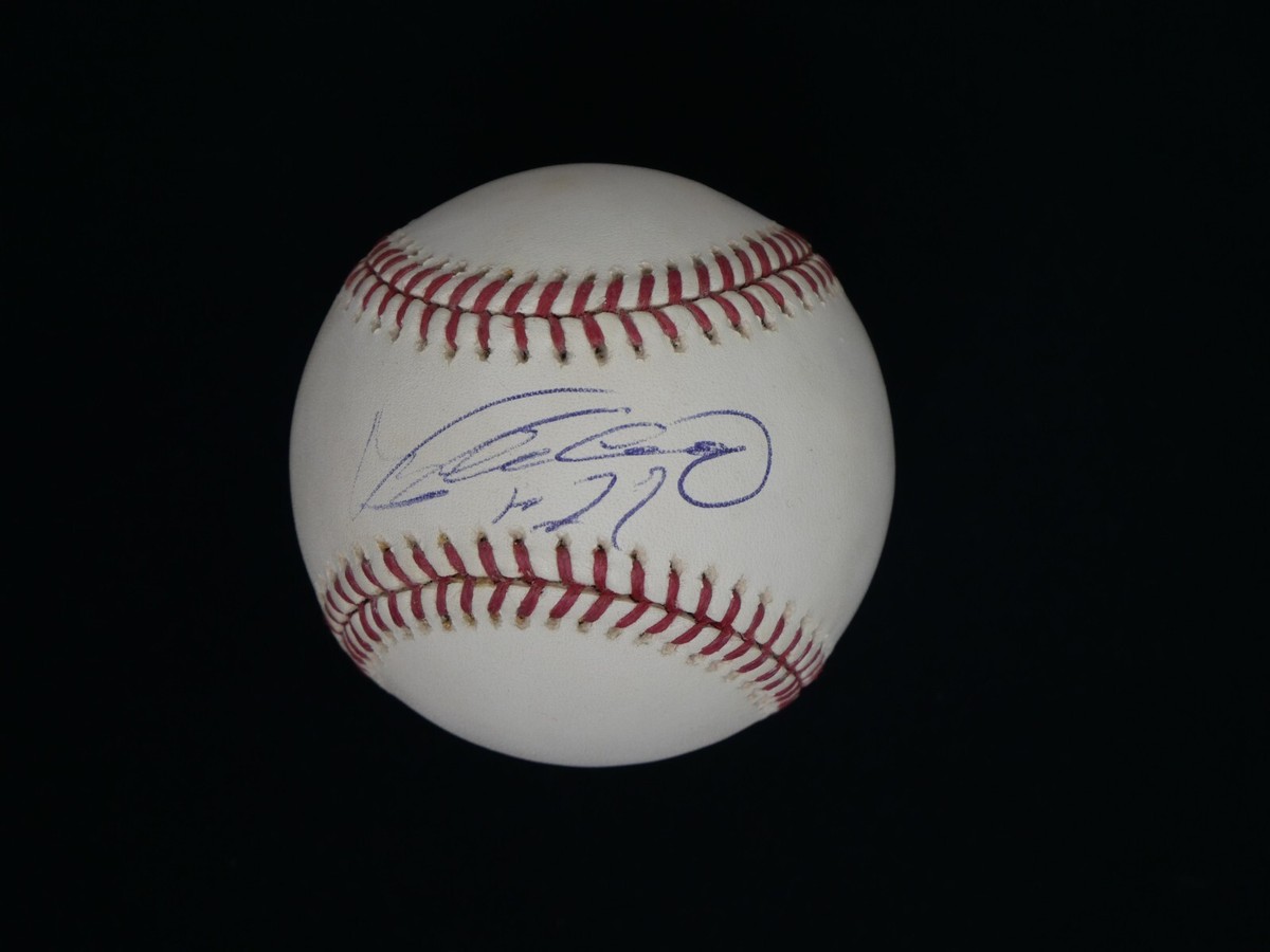 VLADIMIR GUERRERO SR SIGNED OFFICIAL MAJOR LEAGUE BASEBALL - FOUL