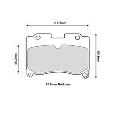 PBS ProComp Bremsbeläge vorne für Toyota Supra 602PC