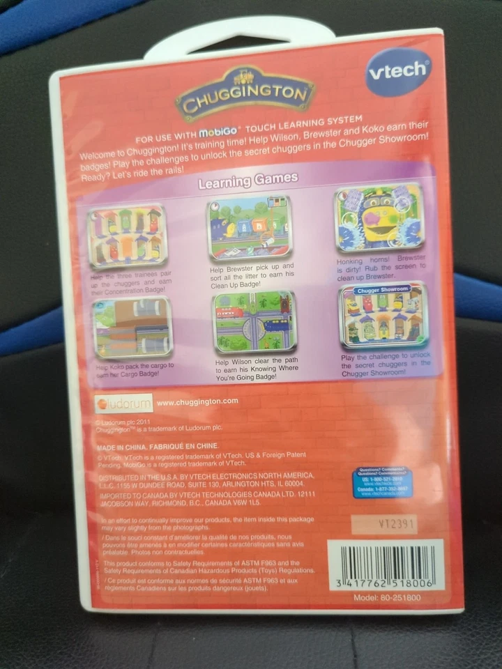 Chuggington MobiGo Cartridge - New Sealed - Image 2 of 2