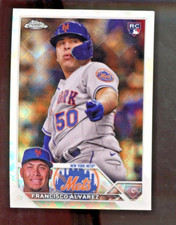 2023 Topps Chrome Logofractor Francisco Alvarez RC Image Variation SP Mets