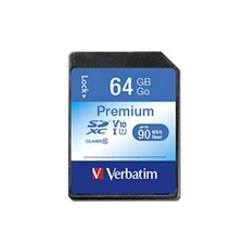 VERBATIM AMERICAS LLC 44024 64GB SDXC MEMORY CARD UHS-I CLASS 10