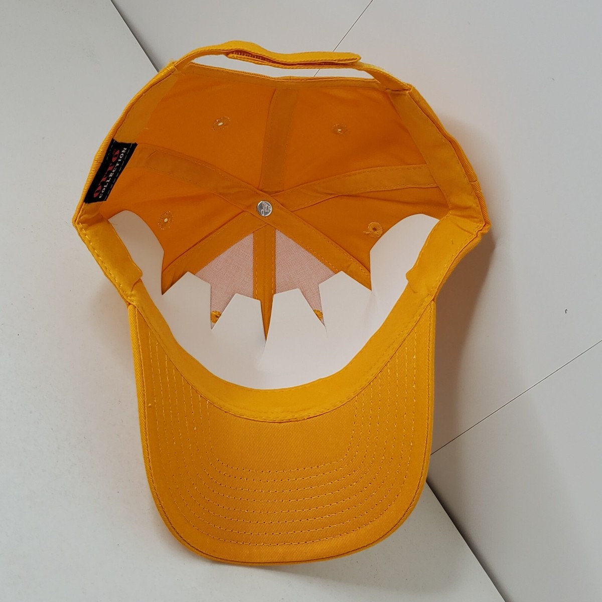 Lot of 3 Plain Solid Mustard Yellow Adjustable Hat Baseball  display picture 2